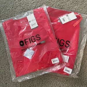 Figs Brand New w/tags Red Pop Zamora joggers sm petite/Catrina one pocket xs